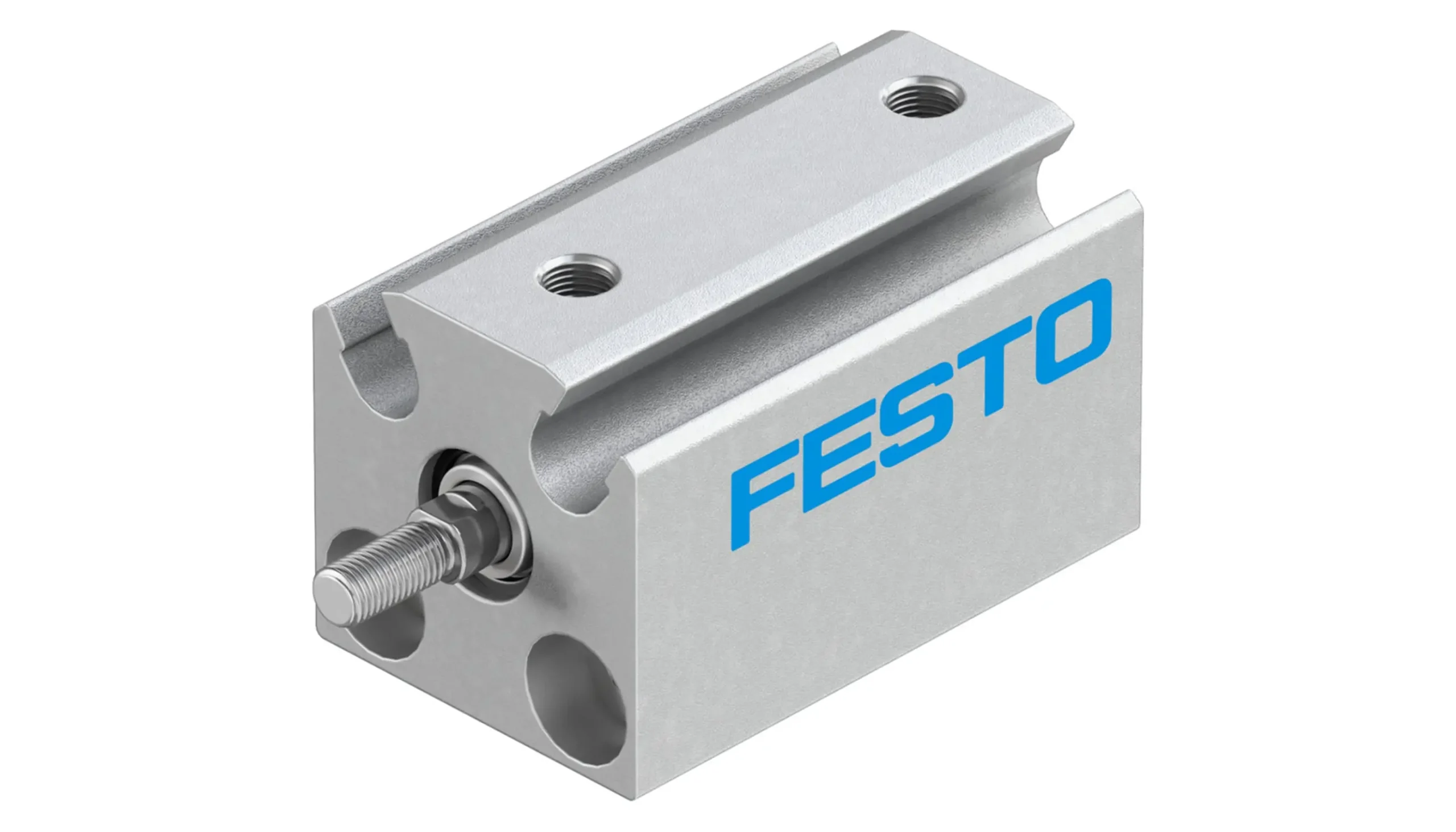 71101807 Festo ADVC-6-5-A-P-A Cylinder, short-stroke, air, 6x5mm stroke, male, cush w/plate, sensing, dbl act - Image 1
