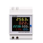 D52-2066 6in1 100A DIN Rail Energy Meter Voltage Current kWh Frequency Power Factor