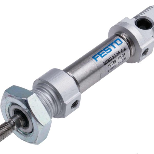 Festo 10 mm Pneumatic Piston Rod Cylinder - 19189 DSNU Series