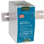 New-Original Mean-Well-Ndr-240-24 AC/DC DIN-Rail Power-Supply PSU-Ite 1 Output-240W 24V-10A Single-Output for-Industrial Applications