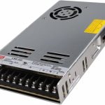 Mean Well LRS-350-5 Enclosed Switching Power Supply, 5V, 60A, 300W, with Warning Label, Meanwell Power Supply bd